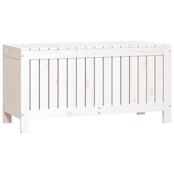 The Living Store Dynbox vit 108x42,5x54 cm massiv furu -  Dynboxar