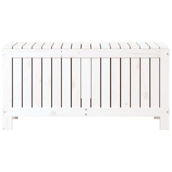 The Living Store Dynbox vit 108x42,5x54 cm massiv furu -  Dynboxar