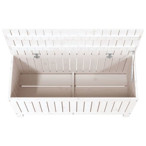 The Living Store Dynbox vit 108x42,5x54 cm massiv furu -  Dynboxar
