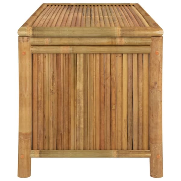 The Living Store opbevaringskasse til haven 110x52x55 cm bambus -  Udendørs opbevaringskasser