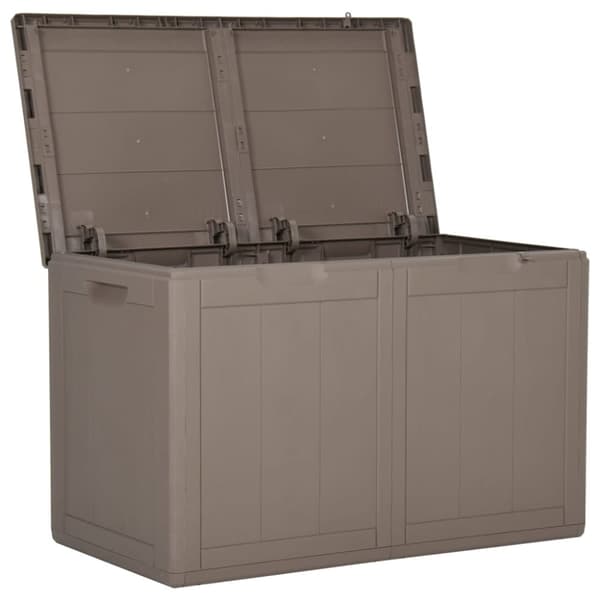 The Living Store Dynbox 180 liter brun PP-rotting - Dynboxar