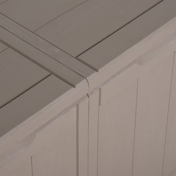 The Living Store Dynbox 180 liter brun PP-rotting - Dynboxar
