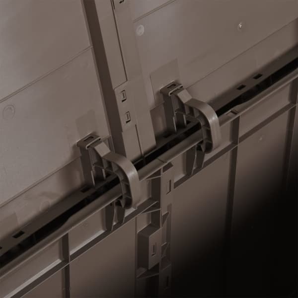 The Living Store Dynbox 180 liter brun PP-rotting -  Dynboxar