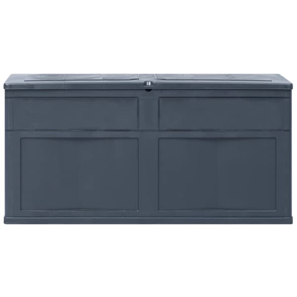 The Living Store Dynbox 320 liter svart -  Dynboxar