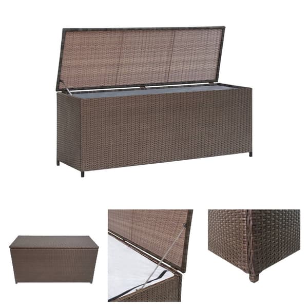 The Living Store Dynbox 120x50x60 cm konstrotting brun - Dynboxar