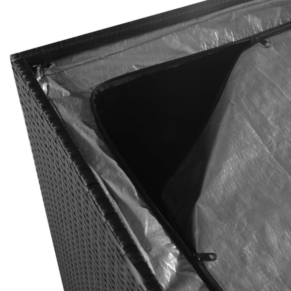 The Living Store Dynbox 150x100x100 konstrotting svart -  Dynboxar