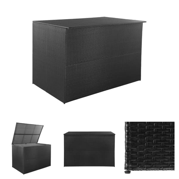 The Living Store Dynbox 150x100x100 konstrotting svart -  Dynboxar