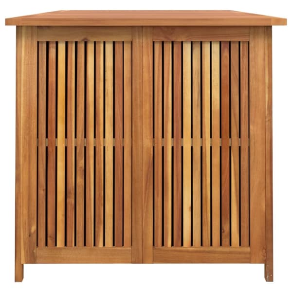 The Living Store opbevaringsboks til haven 200x80x75 cm massivt træ -  Udendørs opbevaringskasser