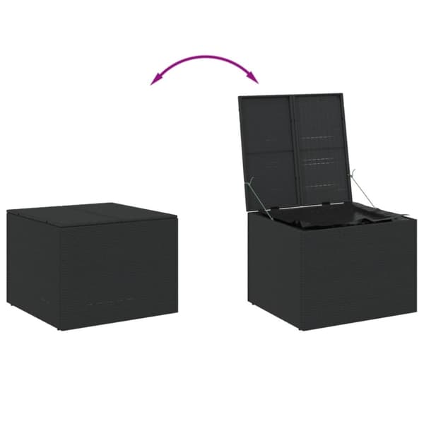 The Living Store Dynbox svart 291L konstrotting -  Dynboxar