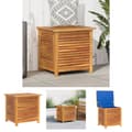 Miniatyrbild 1 av 11: The Living Store Dynbox 60x50x56 cm massivt akaciaträ -  Dynboxar