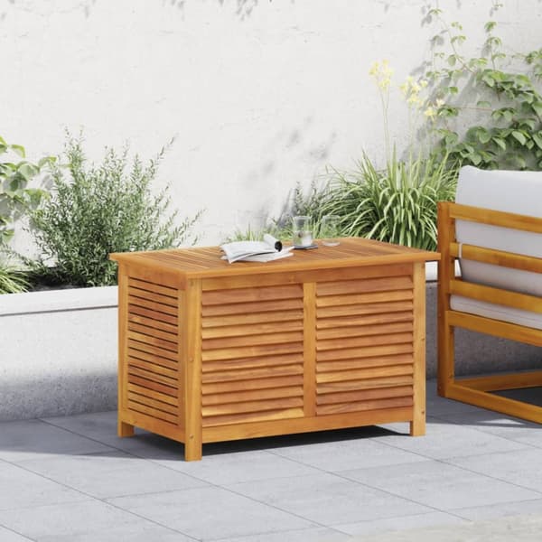 The Living Store Dynbox 90x50x56 cm massivt akaciaträ - Dynboxar