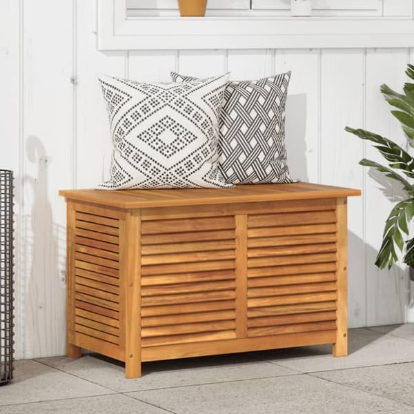 The Living Store Dynbox 90x50x56 cm massivt akaciaträ - Dynboxar