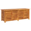 Miniatyrbillede 3 af 11: The Living Store opbevaringsboks til haven 150x50x56 cm massivt akacietræ -  Udendørs opbevaringskasser