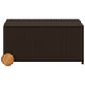 Miniatyrbild 5 av 11: The Living Store Dynbox på hjul brun 190L konstrottning -  Dynboxar