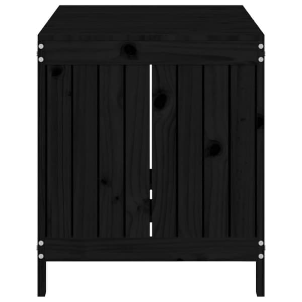 Ulkotilan säilytyslaatikot - Living Säilytyslaatikko musta 121x55x64 cm täysi mänty