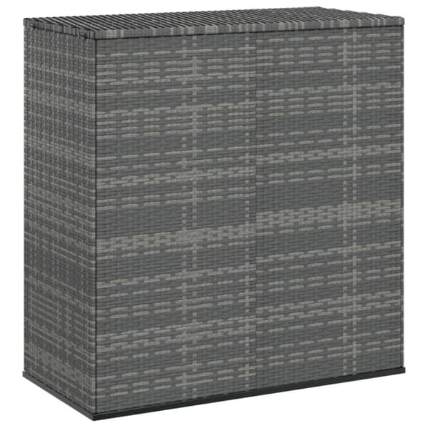 Ulkotilan säilytyslaatikot - Living Puutarhan säilytyslaatikko PE-rottinki 100x49x103,5 cm harmaa
