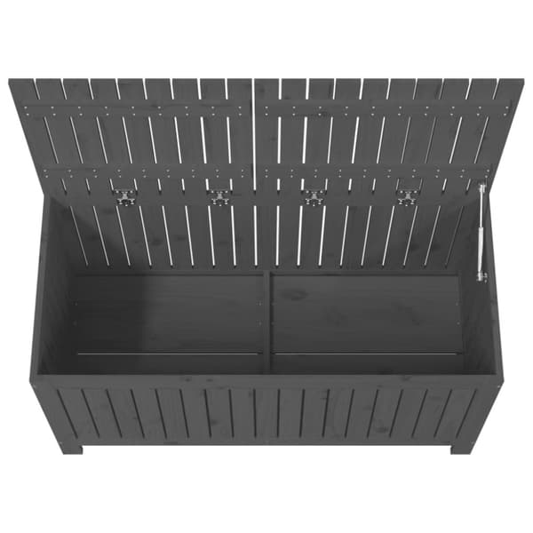 Ulkotilan säilytyslaatikot - Living Säilytyslaatikko harmaa 121x55x64 cm täysi mänty