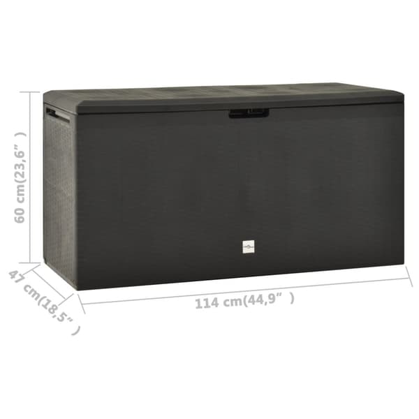 Dynboxar - Living Dynbox antracit 114x47x60 cm