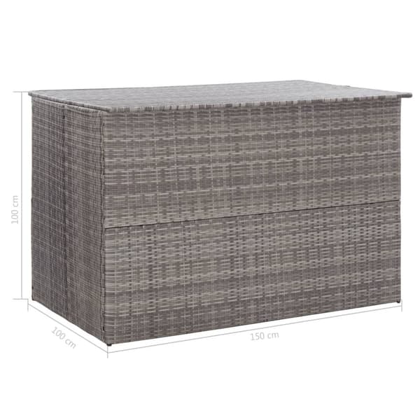 Dynboxar - Living Dynbox grå 150x100x100 cm konstrotting