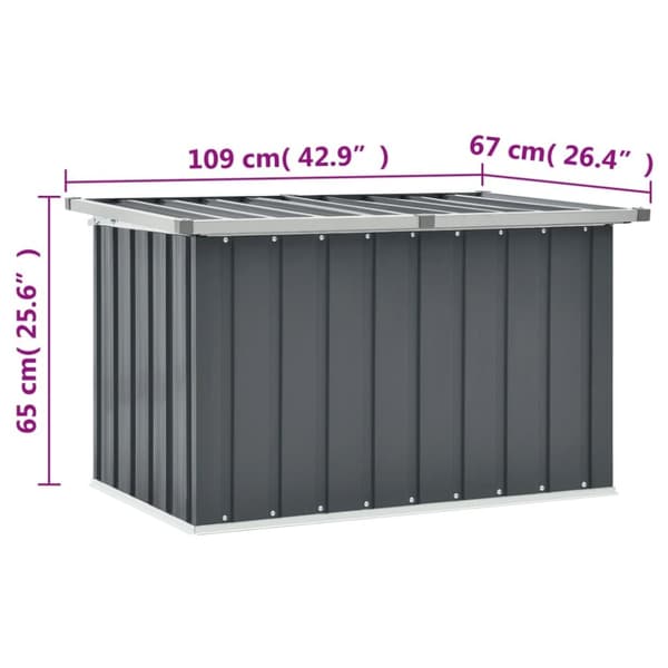 Dynboxar - Living Dynbox grå 109x67x65 cm