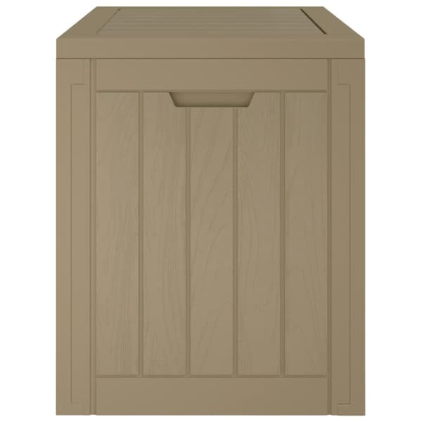 Ulkotilan säilytyslaatikot - Living Puutarhan varastoarkku harmaa 55,5x43x53 cm polypropeeni