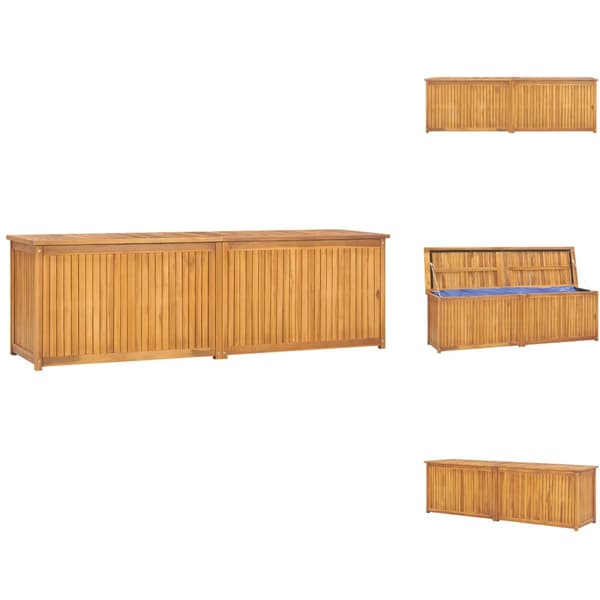 Ulkotilan säilytyslaatikot - Living Puutarhalaatikko 175x50x55 cm täysi tiikki