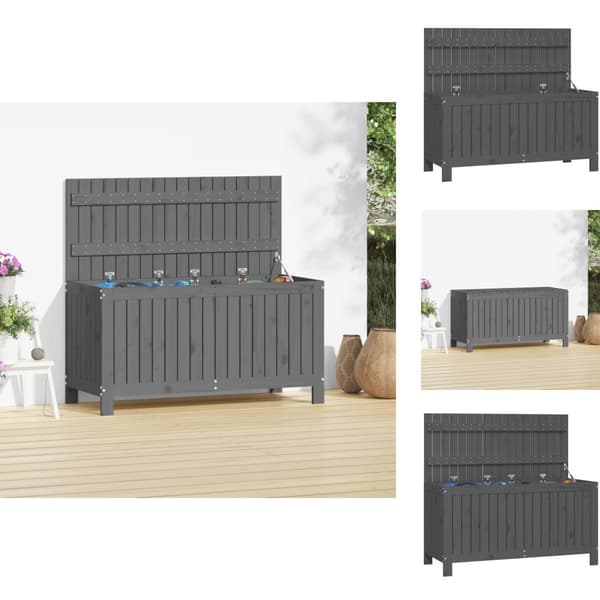 Dynboxar - Living Dynbox svart 115x49x60 cm massiv furu
