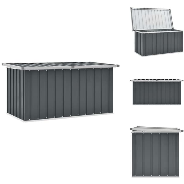 Ulkotilan säilytyslaatikot - Living Puutarhan varastoarkku harmaa 129x67x65 cm