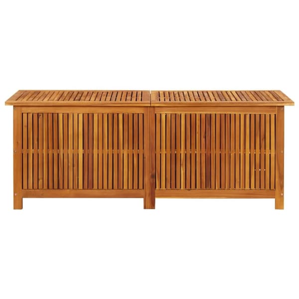 Ulkotilan säilytyslaatikot - Living Puutarhan varastolaatikko 150x50x58 cm täysi akaasiapuu