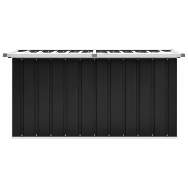Udendørs opbevaringskasser - Living opbevaringskasse til haven 129x67x65 cm antracitgrå
