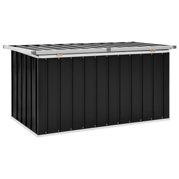 Udendørs opbevaringskasser - Living opbevaringskasse til haven 129x67x65 cm antracitgrå