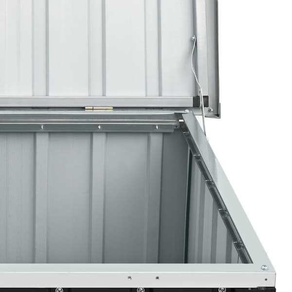 Udendørs opbevaringskasser - Living opbevaringskasse til haven 129x67x65 cm antracitgrå