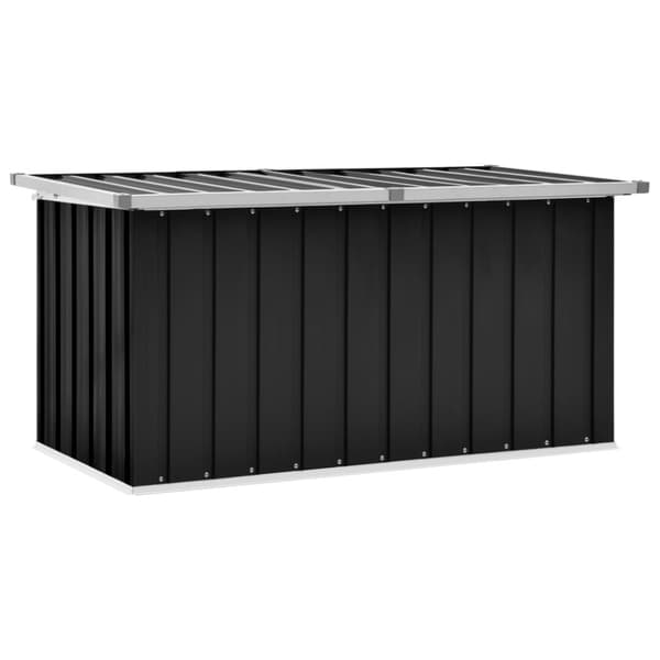 Udendørs opbevaringskasser - Living opbevaringskasse til haven 129x67x65 cm antracitgrå