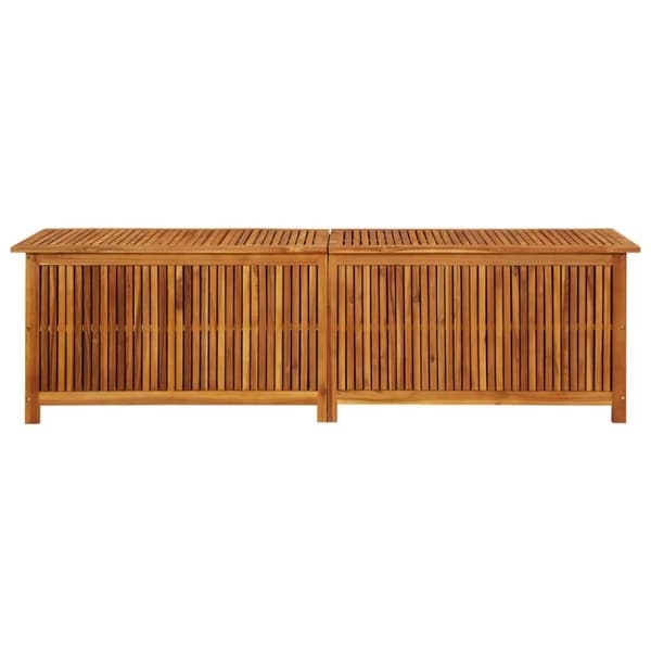 Ulkotilan säilytyslaatikot - Living Puutarhan varastolaatikko 200x50x58 cm täysi akaasiapuu