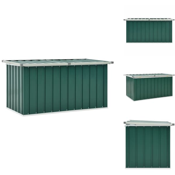 Ulkotilan säilytyslaatikot - Living Puutarhan varastoarkku vihreä 129x67x65 cm