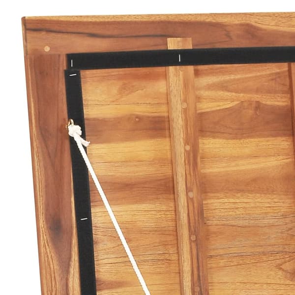 Udendørs opbevaringskasser - Living opbevaringskasse til haven 90x50x58 cm massivt teaktræ
