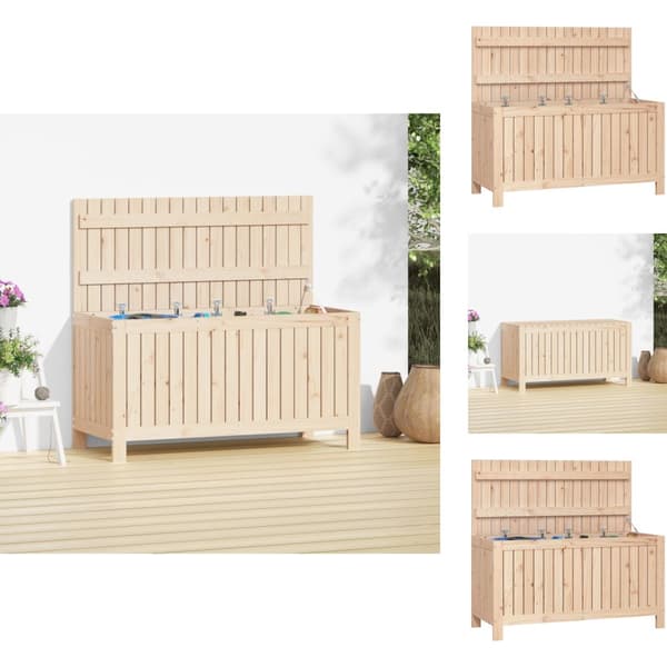 Ulkotilan säilytyslaatikot - Living Säilytyslaatikko 115x49x60 cm täysi mänty