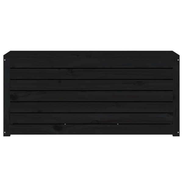 Ulkotilan säilytyslaatikot - Living Puutarhalaatikko musta 101x50,5x46,5 cm täysi mänty