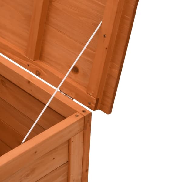 Dynboxar - Living Dynbox brun 198,5x50x56,5 cm massivt granträ