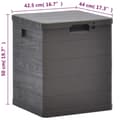 Miniatyrbild 8 av 8: Dynbox 90 L brun - Förvaringslåda - Förvaringslådor - Home & Living