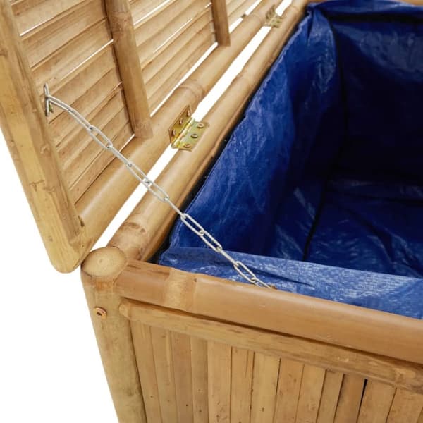 Opbevaringskasse til haven Box 90x52x55 cm bambus - Havekasse - Havekasser - Home & Living
