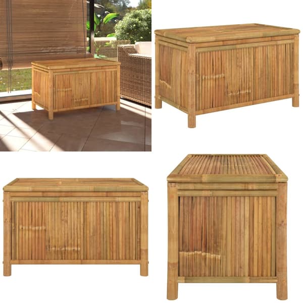 Ulkosäilytyslaatikko 90x52x55cm bambu - Säilytyslaatikko - Säilytyslaatikot - Home & Living