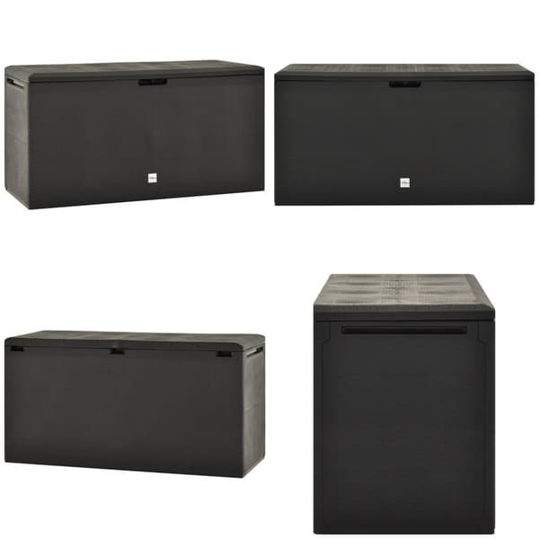 Dynbox antracit 114x47x60 cm - Förvaringslåda - Förvaringslådor - Home & Living