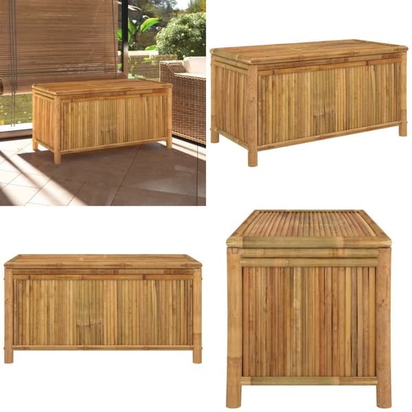 Ulkosäilytyslaatikko 110x52x55 cm bambu - Säilytyslaatikko - Säilytyslaatikot - Home & Living