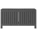 Miniatyrbild 7 av 11: Dynbox svart 115x49x60 cm massiv furu - Trädgårdslåda - Trädgårdslådor - Home & Living