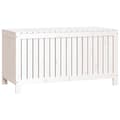 Miniatyrbillede 6 af 11: Opbevaringskasse til haven 121x55x64 cm massivt fyrretræ hvid - Havekasse - Havekasser - Home & Living