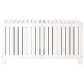 Miniatyrbillede 7 af 11: Opbevaringskasse til haven 121x55x64 cm massivt fyrretræ hvid - Havekasse - Havekasser - Home & Living