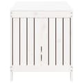 Miniatyrbillede 8 af 11: Opbevaringskasse til haven 121x55x64 cm massivt fyrretræ hvid - Havekasse - Havekasser - Home & Living