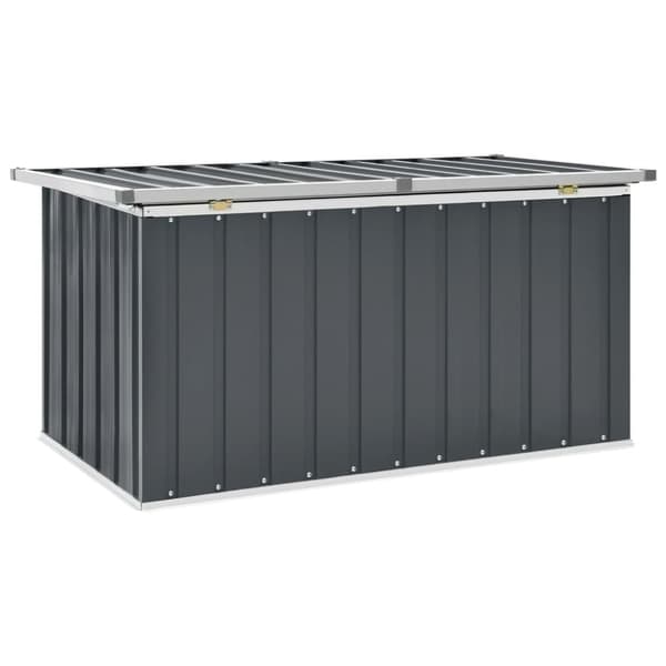Puutarhan varastoarkku harmaa 129x67x65 cm - Varastolaatikko - Varastolaatikot - Home & Living