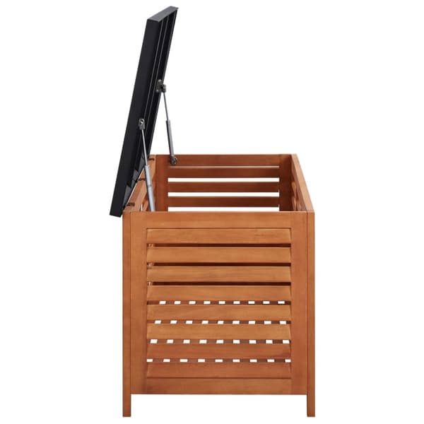 Dynbox 117x50x55 cm massivt eukalyptusträ - Förvaringslåda - Förvaringslådor - Home & Living